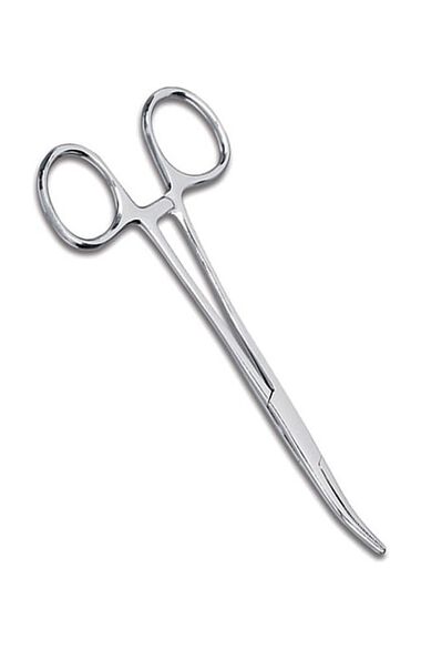 5 1/2" Kelly Curved Blade Forceps, , large