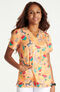 Women's You're The Zest Print Scrub Top, , large