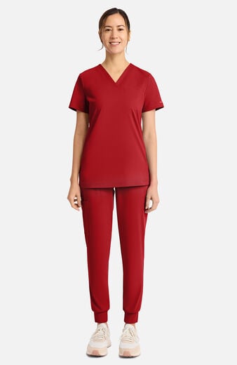 Women's Tuck-In V-Neck Scrub Top Women's Tuck-In V-Neck Scrub Top