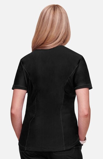 Women's Scrub Set: V-Neck Top & Mid-Rise Tapered Pant Women's Scrub Set: V-Neck Top & Mid-Rise Tapered Pant