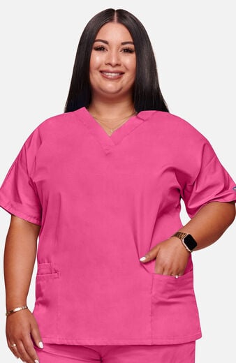 Women's 3-Pocket Dolman V-Neck Scrub Top Women's 3-Pocket Dolman V-Neck Scrub Top