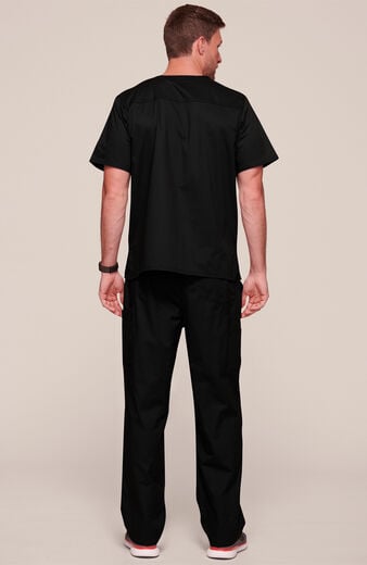 Men's Scrub Set: V-Neck Top & Utility Pant Men's Scrub Set: V-Neck Top & Utility Pant