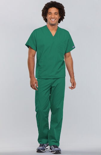 Unisex Scrub Set: V-Neck Dolman Top & Drawstring Cargo Pant Unisex Scrub Set: V-Neck Dolman Top & Drawstring Cargo Pant