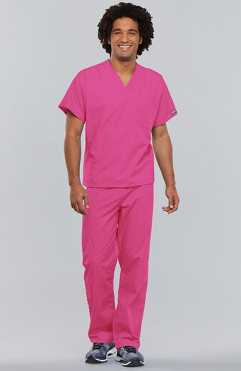 Unisex Scrub Set: V-Neck Dolman Top & Drawstring Cargo Pant Unisex Scrub Set: V-Neck Dolman Top & Drawstring Cargo Pant