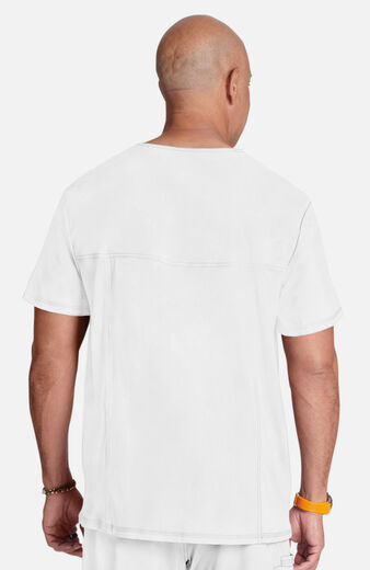 Men's Scrub Set: Stretch V-Neck Top & Zip Fly 6-Pocket Cargo Pant Men's Scrub Set: Stretch V-Neck Top & Zip Fly 6-Pocket Cargo Pant