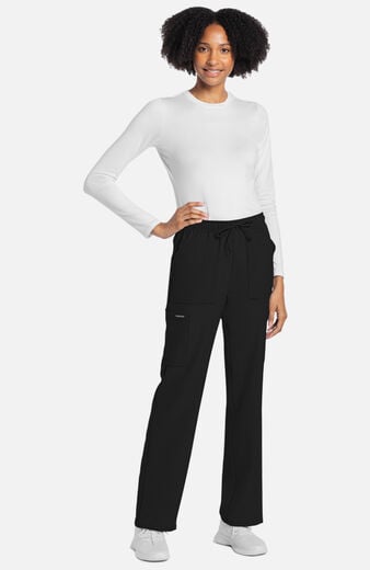 Women's Drawstring Cargo Straight Leg Scrub Pant Women's Drawstring Cargo Straight Leg Scrub Pant