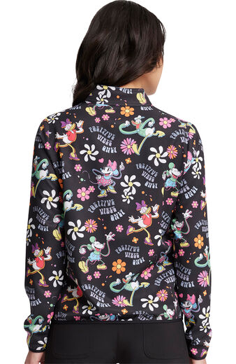 Clearance Women's Packable Positive Vibes Print Jacket