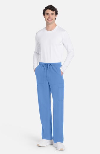 Men's Zip Fly Cargo Straight Leg Scrub Pant Men's Zip Fly Cargo Straight Leg Scrub Pant