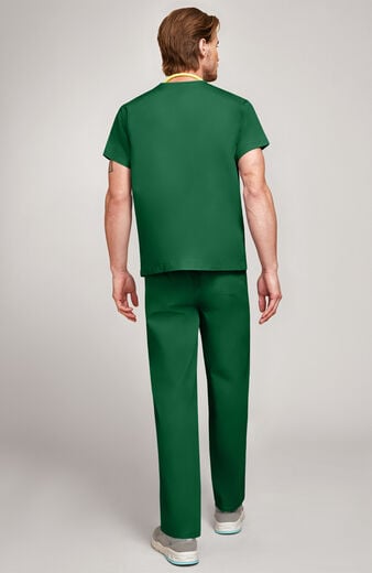 Unisex Scrub Set: V-Neck Top & Drawstring Pant Unisex Scrub Set: V-Neck Top & Drawstring Pant