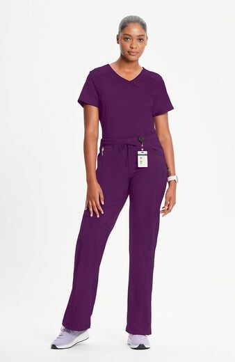 Women's Rib Knit Drawstring Waist Scrub Pant Women's Rib Knit Drawstring Waist Scrub Pant