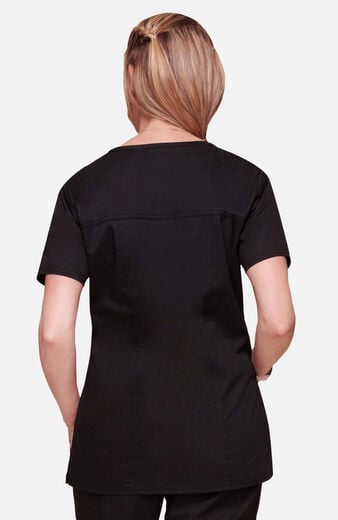 Women's Scrub set: 3-Pocket V-Neck Top & Flare Leg Drawstring Pant Women's Scrub set: 3-Pocket V-Neck Top & Flare Leg Drawstring Pant