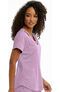 Women's Seamed V-Neck Solid Scrub Top, , large