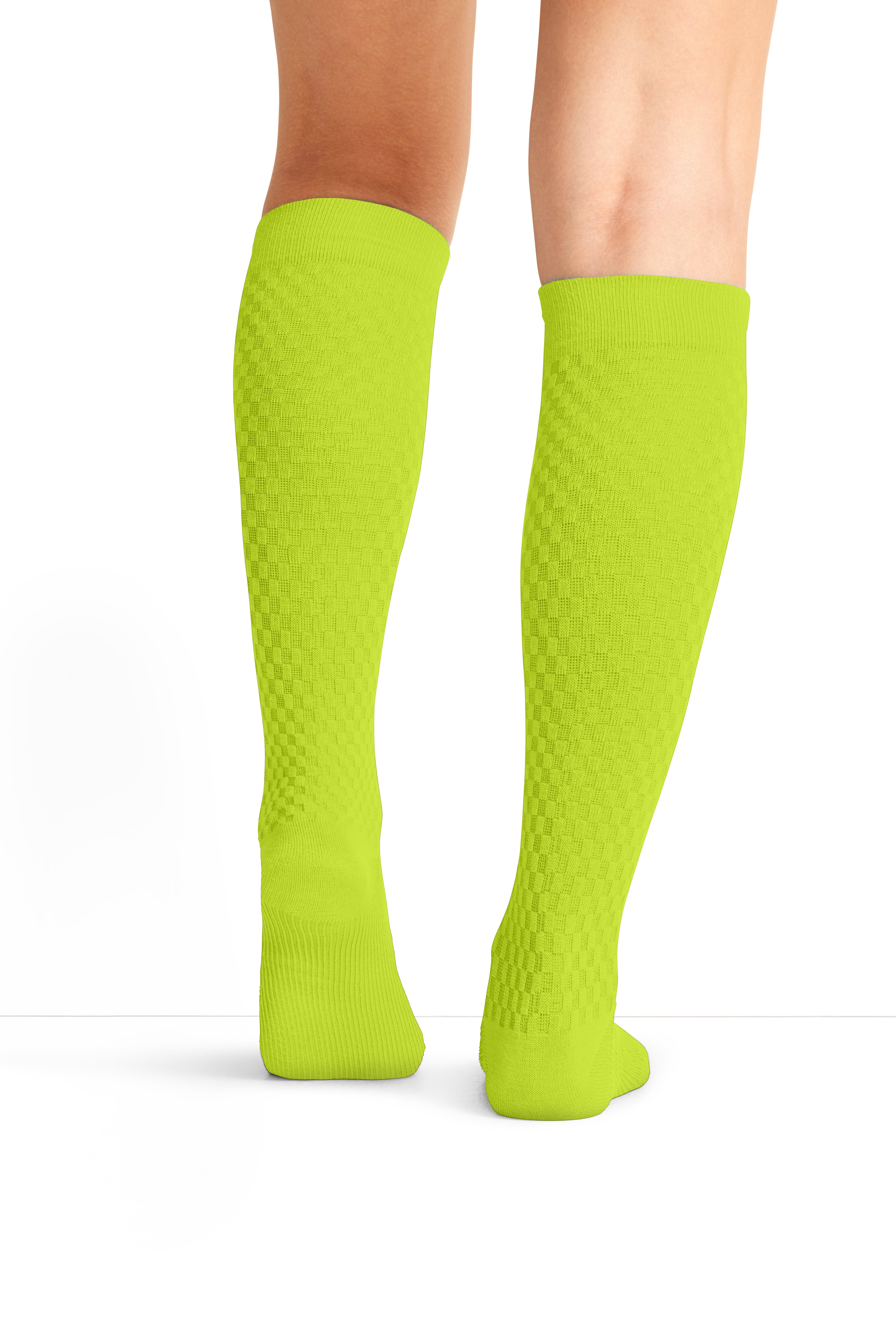 Women's 8-12 mmHg Compression True Support Socks, LMT Lime Time | green, large