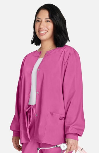 Women's Snap Front Scrub Jacket Women's Snap Front Scrub Jacket