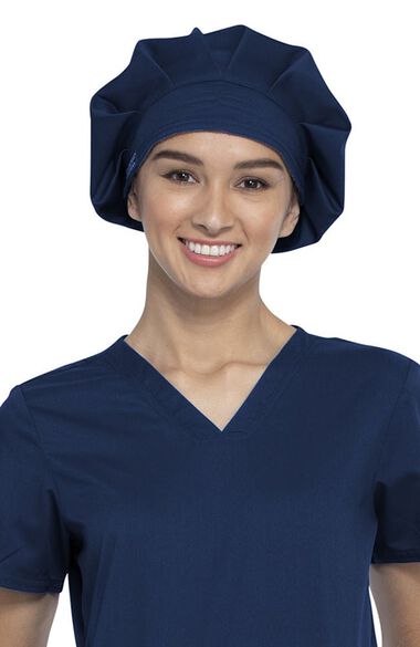 Unisex Bouffant Solid Scrub Hat, , large