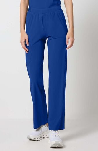 Women's 4-Pocket Interior Drawstring Straight Leg Scrub Pant Women's 4-Pocket Interior Drawstring Straight Leg Scrub Pant