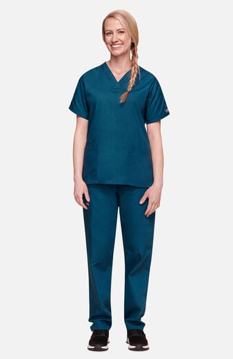 Women's Scrub Set: 3-Pocket Dolman Top & Elastic Waist Utility Pant Women's Scrub Set: 3-Pocket Dolman Top & Elastic Waist Utility Pant