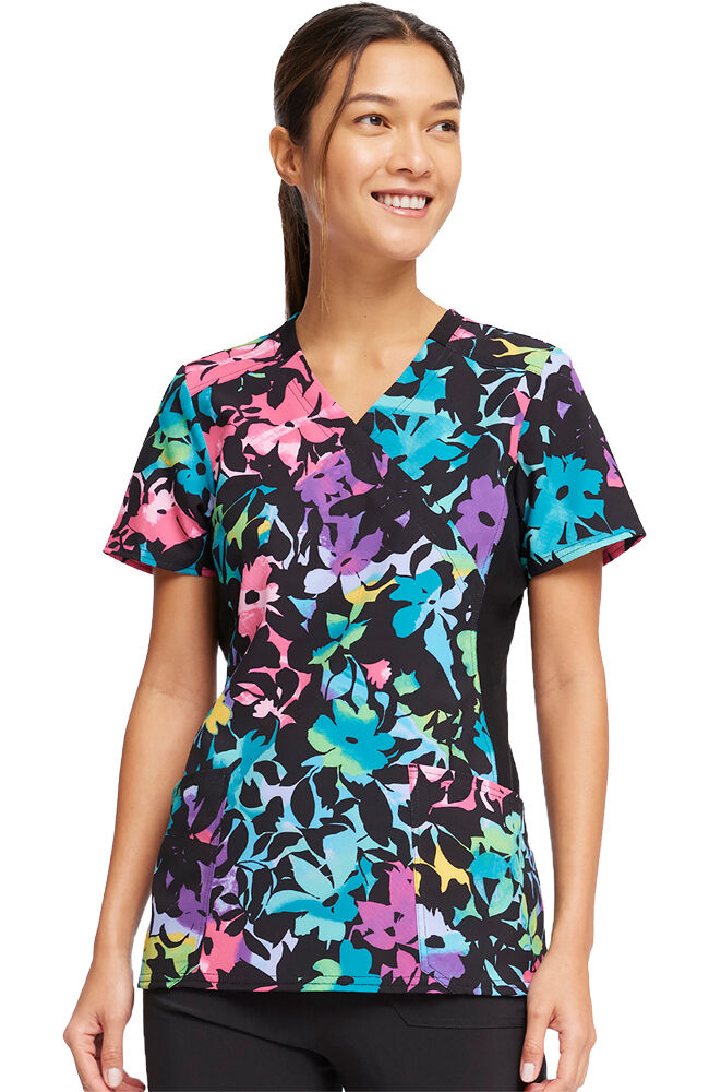 Rainbow scrub top on sale
