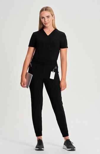 Women's Rib Trim 6-Pocket Jogger Scrub Pant Women's Rib Trim 6-Pocket Jogger Scrub Pant