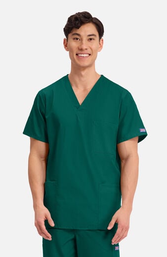 Unisex V-Neck 3-Pocket Scrub Top Unisex V-Neck 3-Pocket Scrub Top