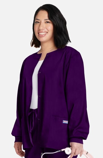 Women's Snap Front Scrub Jacket Women's Snap Front Scrub Jacket