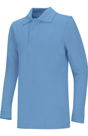 Clearance Unisex Long Sleeve Pique Polo Shirt