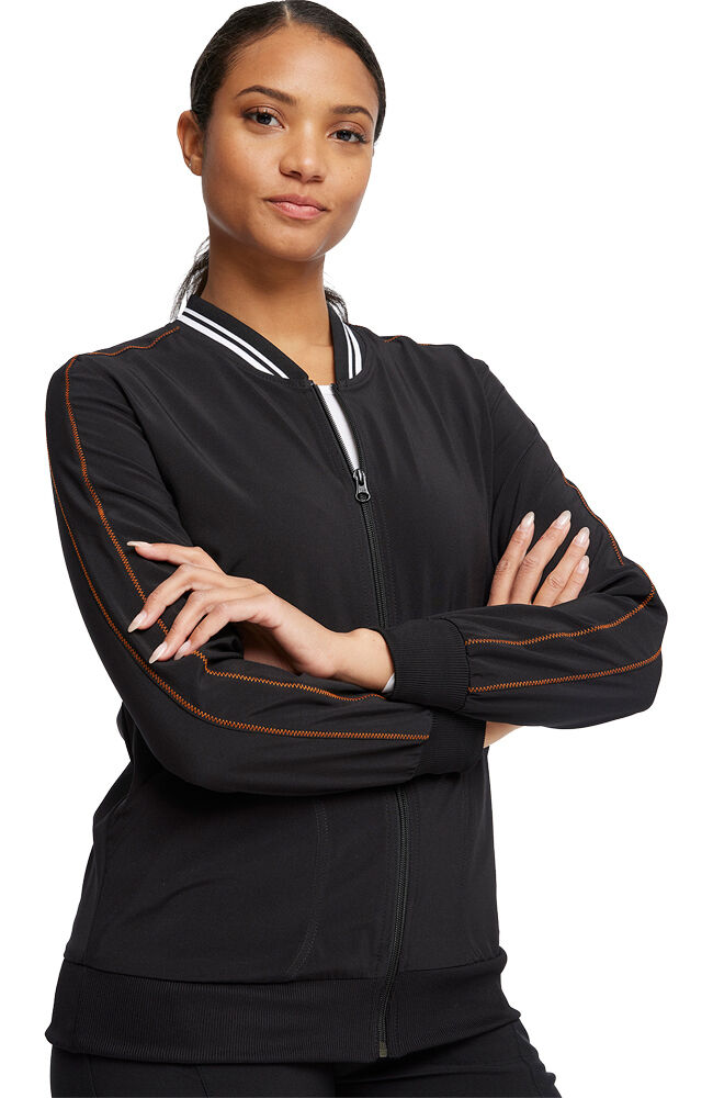 Womens print bomber on sale jacket