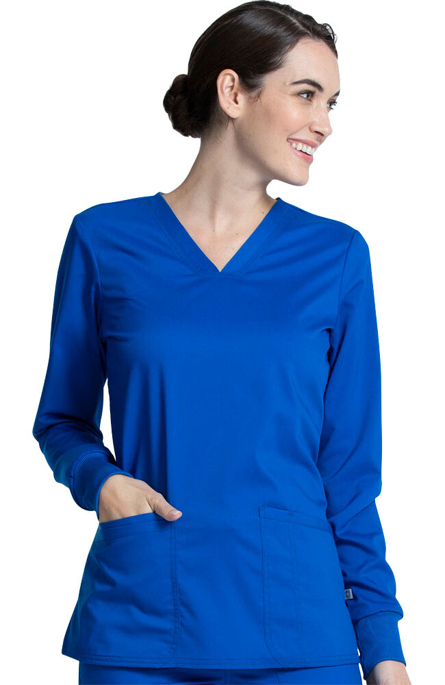 Clearance Revolution Tech by Cherokee Workwear Women s Long Sleeve