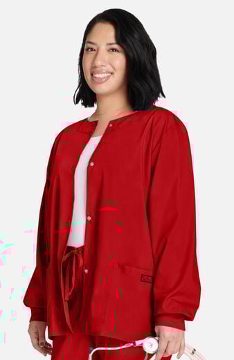 Women's Snap Front Scrub Jacket Women's Snap Front Scrub Jacket