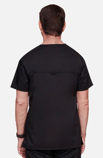 Men's Scrub Set: Chest Pocket V-Neck Top & Zip Fly Cargo Pant Men's Scrub Set: Chest Pocket V-Neck Top & Zip Fly Cargo Pant