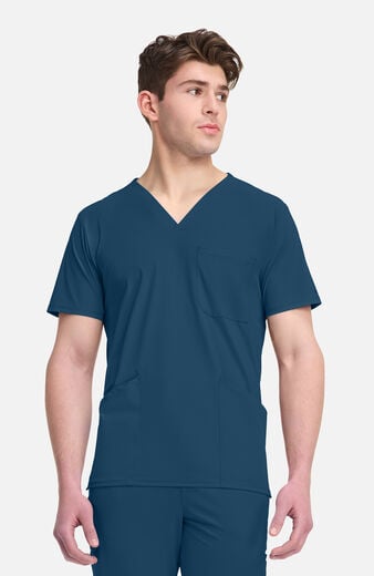 Men's 3-Pocket V-Neck Scrub Top Men's 3-Pocket V-Neck Scrub Top