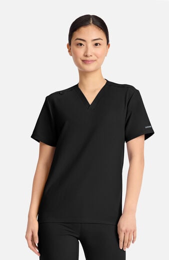 Unisex Tuck-In Pocketless V-Neck Scrub Top Unisex Tuck-In Pocketless V-Neck Scrub Top