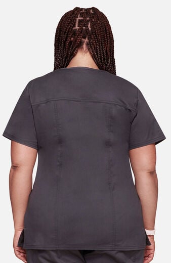 Women's Scrub set: 3-Pocket V-Neck Top & Flare Leg Drawstring Pant Women's Scrub set: 3-Pocket V-Neck Top & Flare Leg Drawstring Pant