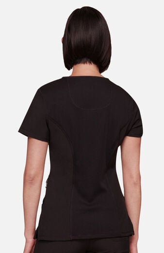 Women's Scrub Set: Mock Wrap Solid Top & Tapered Jogger Pant Women's Scrub Set: Mock Wrap Solid Top & Tapered Jogger Pant