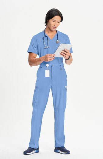 Men's Zip Fly 6-Pocket Cargo Scrub Pant Men's Zip Fly 6-Pocket Cargo Scrub Pant