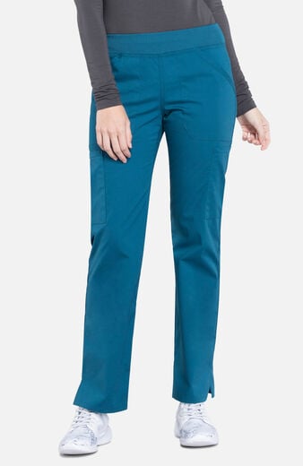 Women's Rib Knit Waist Cargo Scrub Pant Women's Rib Knit Waist Cargo Scrub Pant