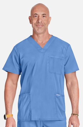 Men's Utility 3-Pocket V-Neck Scrub Top Men's Utility 3-Pocket V-Neck Scrub Top