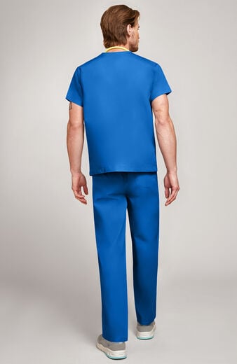 Unisex Scrub Set: V-Neck Top & Drawstring Pant Unisex Scrub Set: V-Neck Top & Drawstring Pant