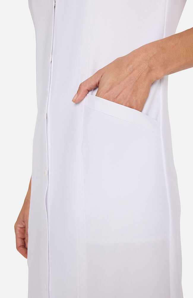 Women's 2-Pocket Snap Front Scrub Dress | Cherokee Uniforms Women's 2-Pocket Snap Front Scrub Dress | Cherokee Uniforms