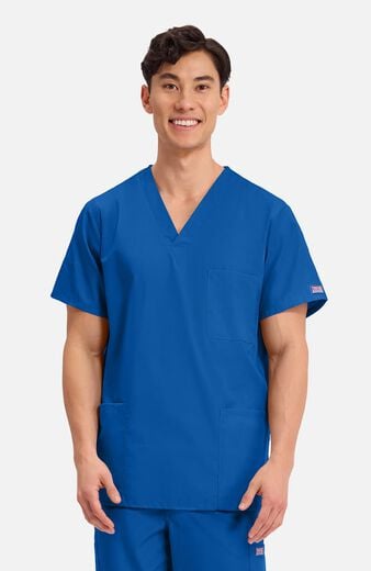 Unisex V-Neck 3-Pocket Scrub Top Unisex V-Neck 3-Pocket Scrub Top