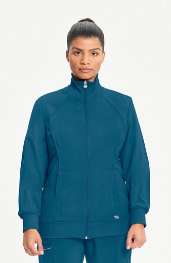 Women's Zip Front Warm Up Scrub Jacket Women's Zip Front Warm Up Scrub Jacket