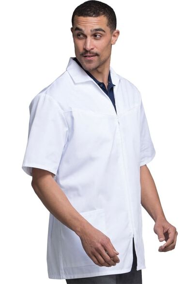 Men's Med-Man Zip Front 32" Lab Coat, , large