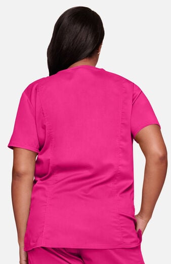 Women's Scrub Set: 3-Pocket V-Neck Stretch Top & Elastic Waist Cargo Pocket Pant Women's Scrub Set: 3-Pocket V-Neck Stretch Top & Elastic Waist Cargo Pocket Pant