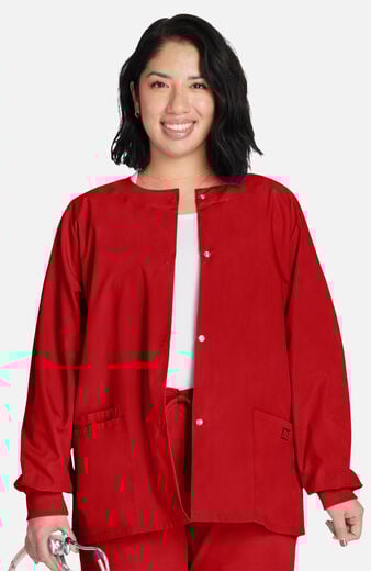 Women's Snap Front Scrub Jacket Women's Snap Front Scrub Jacket