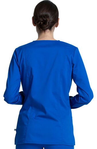 Clearance Women's Long Sleeve Solid Scrub Top