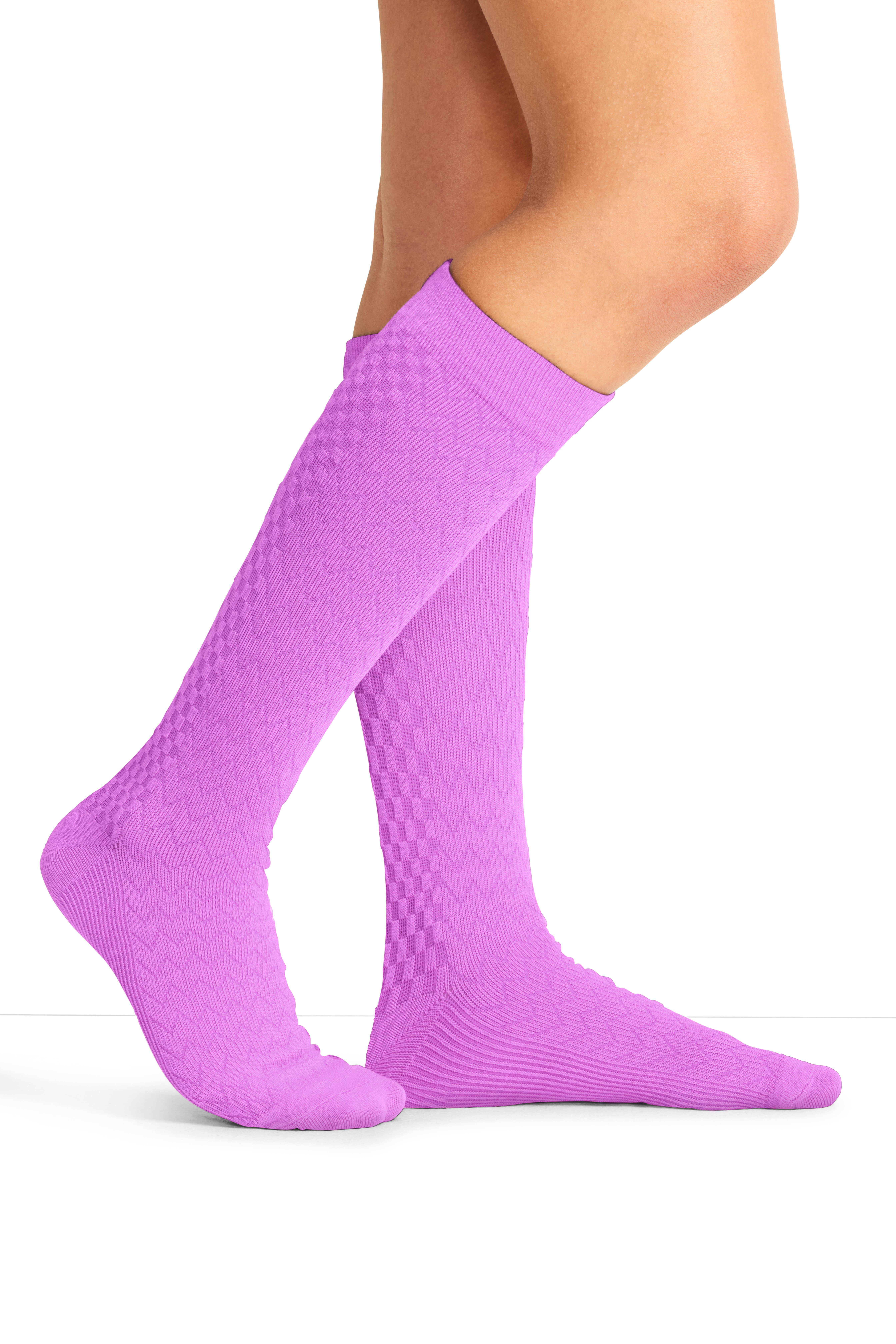 Women's True Support 10-15 mmHg Wide Compression Sock, , large