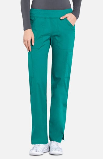 Women's Rib Knit Waist Cargo Scrub Pant Women's Rib Knit Waist Cargo Scrub Pant