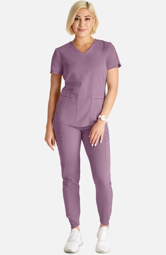 Women's V-Neck 2 Pocket Scrub Top Women's V-Neck 2 Pocket Scrub Top