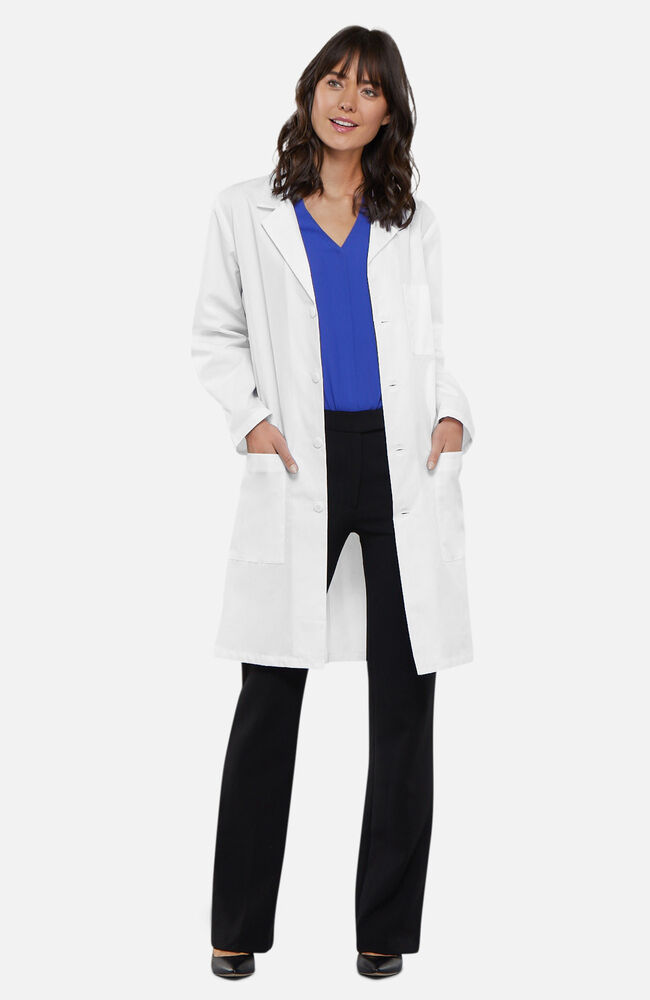 White coat length sale