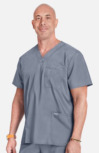 Men's Utility 3-Pocket V-Neck Scrub Top Men's Utility 3-Pocket V-Neck Scrub Top